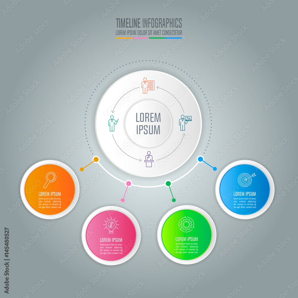 infographic design business concept with 4 options. infographic design business concept with 4 options.
