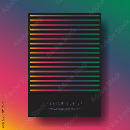 Abstract Geometric Lines Cover Design layout for banners, wallpaper, flyers, invitation, posters, brochure, voucher discount - Vector illustration template