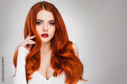 Gorgeous redhead girl photo