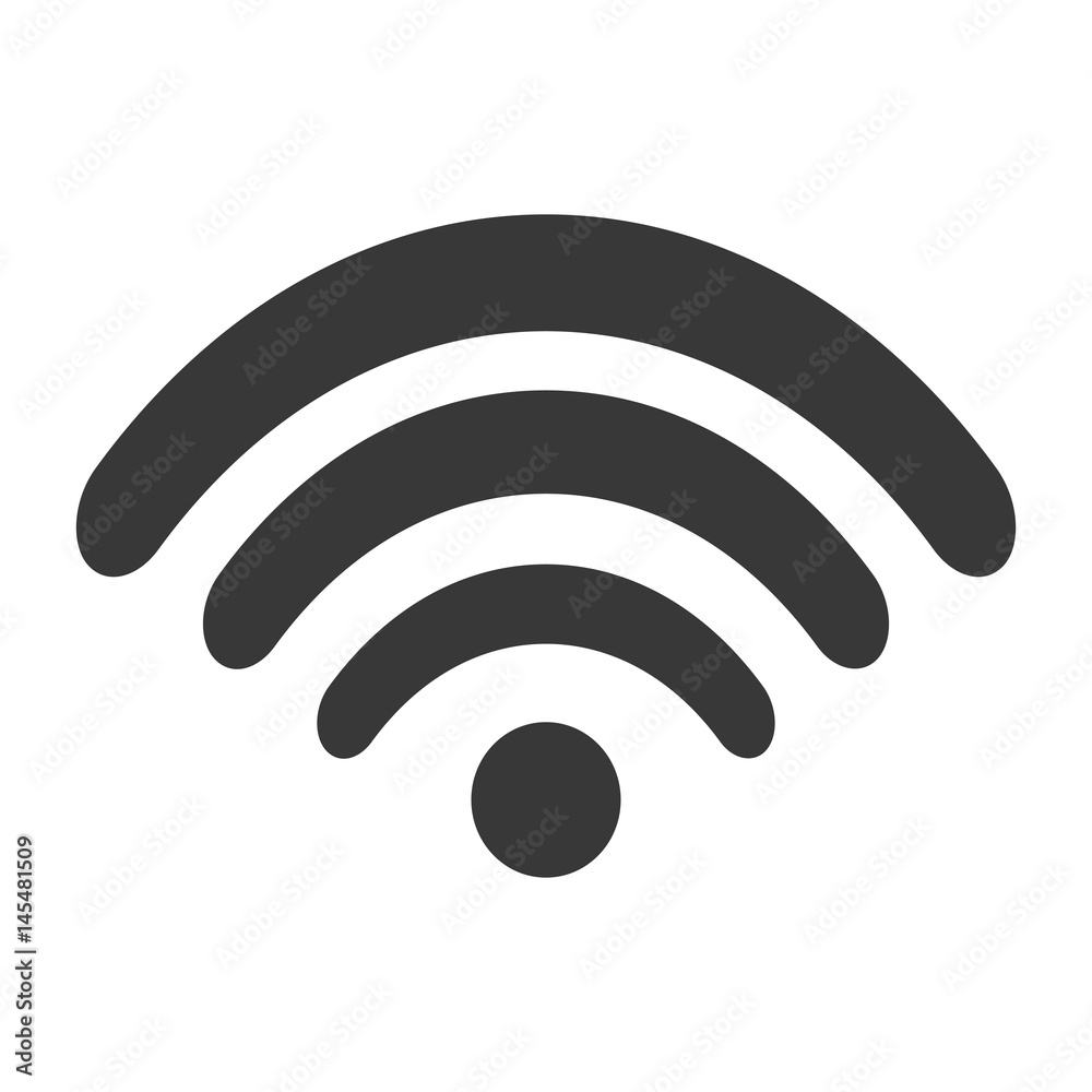 wifi sign icon over white background. vector illustration wifi sign icon over white background. vector illustration