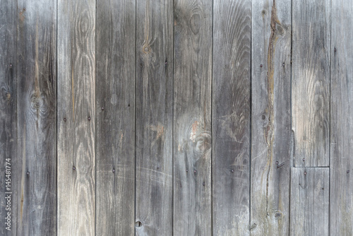 Gray unpainted wooden door