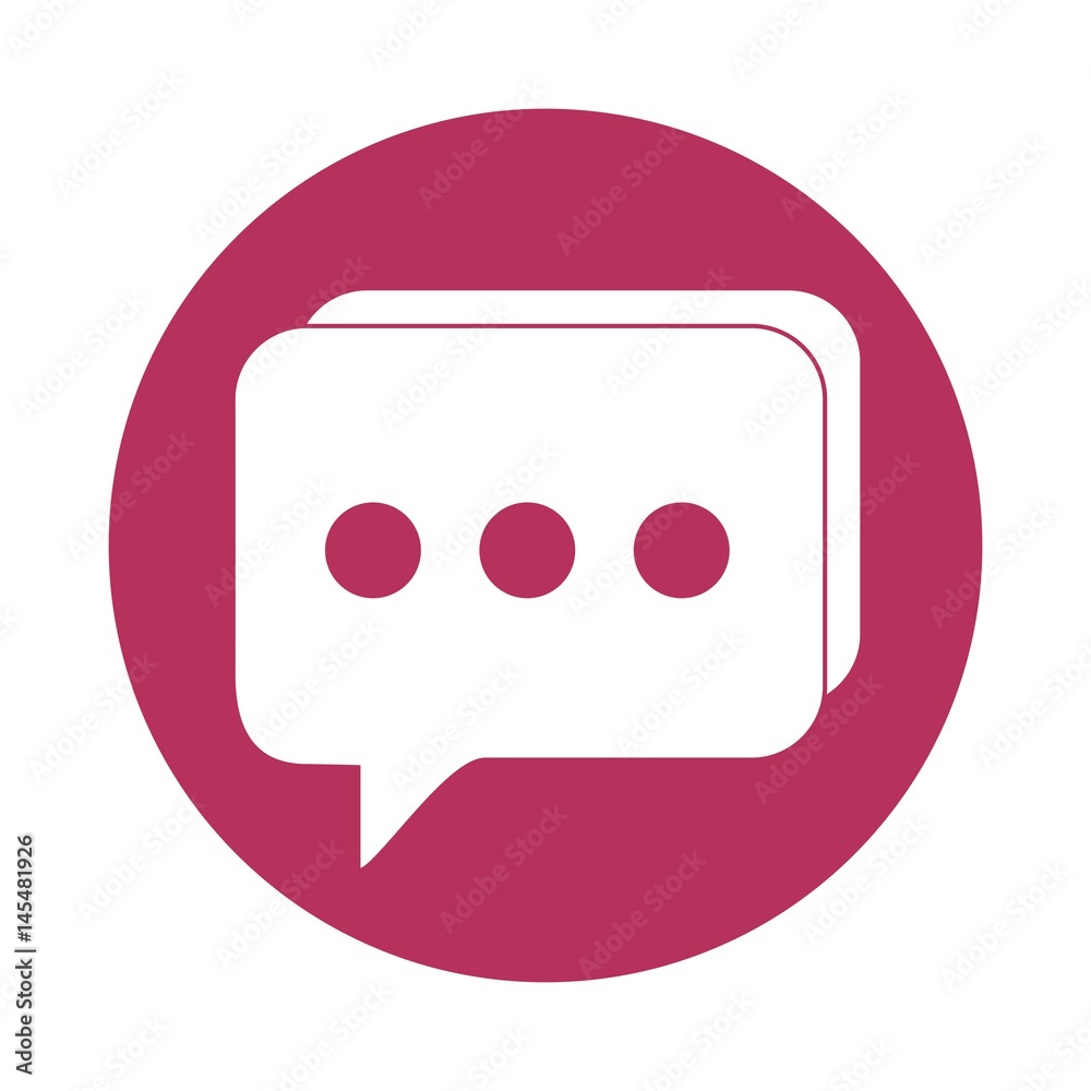 speech bubble icon over white background. vector illustration speech bubble icon over white background. vector illustration