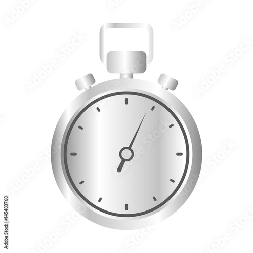 chronometer icon over white background. vector illustration