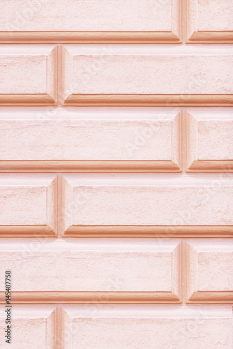Wall with relief plaster an...