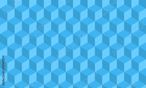 Background of blue cubes