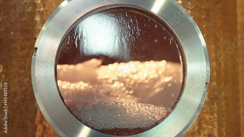 Slow motion Distilling white bourbon