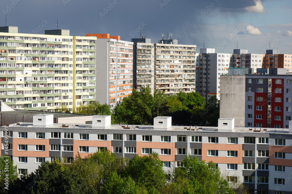 Blocks of flats in Bratislava - Petržalka