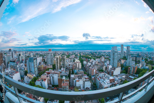 The skyline of Buenos Aires 