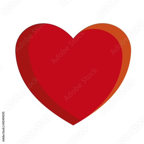 Free Download heart icon over white background. colorful design.  vector illustration - GFXLoad