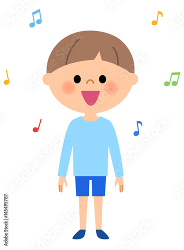 男の子 歌う