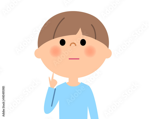 男の子 考える
