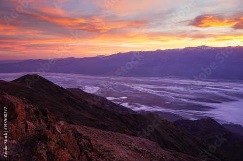 Sunset at Dante's View, Death Valley National Park, California