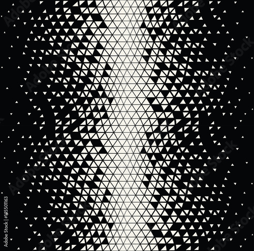 Abstract geometric hipster fashion design print triangle pattern