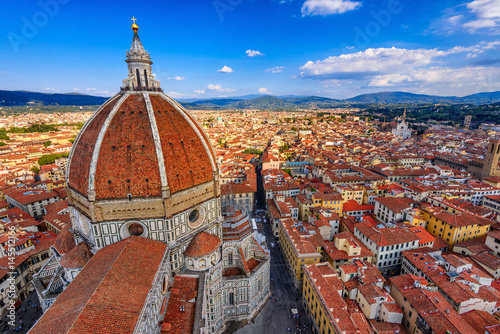 Obraz na płótnie Florence Duomo. Basilica di Santa Maria del Fiore (Basilica of Saint Mary of the Flower) in Florence, Italy w salonie