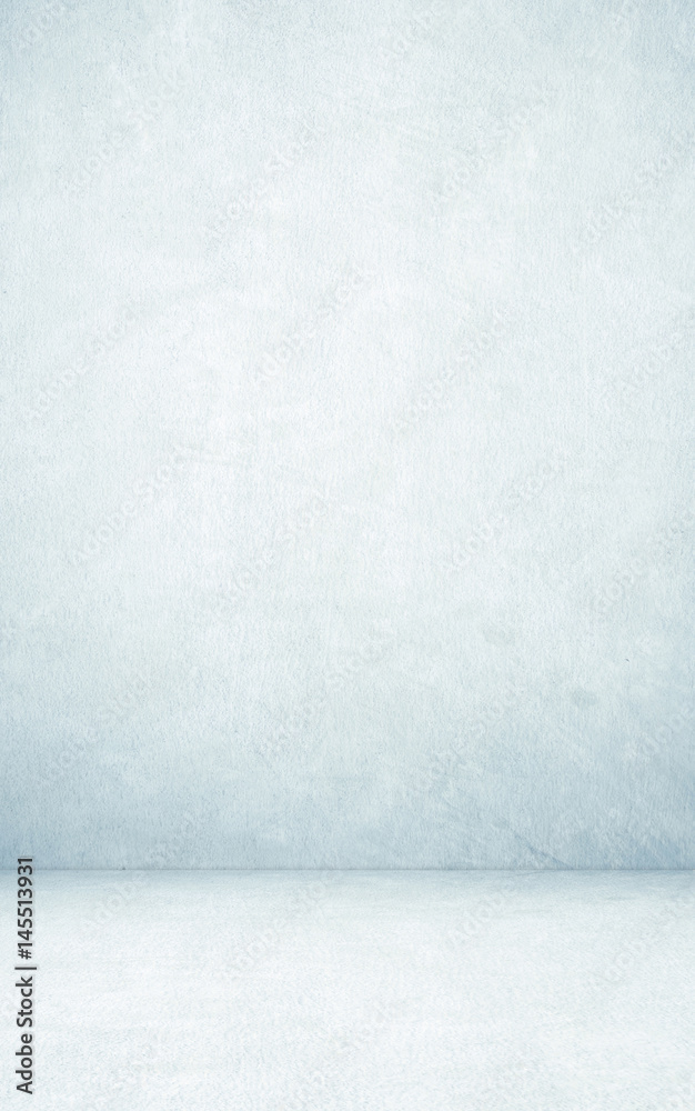 Empty blue cement room in perspective view, grunge background, vintage style, interior design, product display montage Empty blue cement room in perspective view, grunge background, vintage style, interior design, product display montage