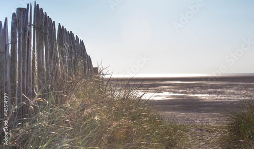 Plage coucher de soleil photo