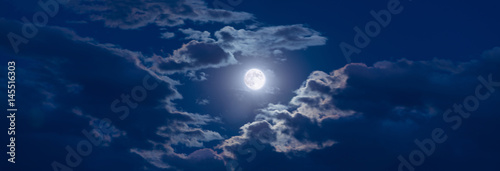 Photography Moon Glow Panorama