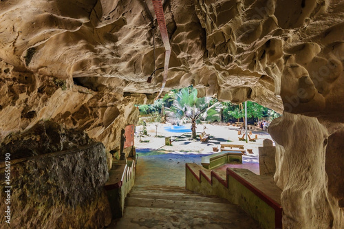 Sam Poh Tong Temple is the most famous and developed cave temple in Malaysia, which is located at Gunung Rapat in the south of Ipoh. photo