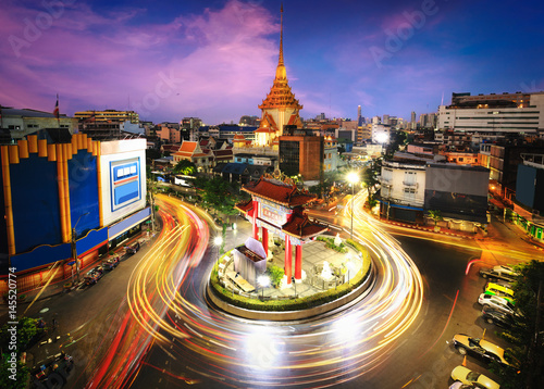 Odean circle china town Bangkok, May the gate is a landmark in chinatown at Bangkok, Thailand