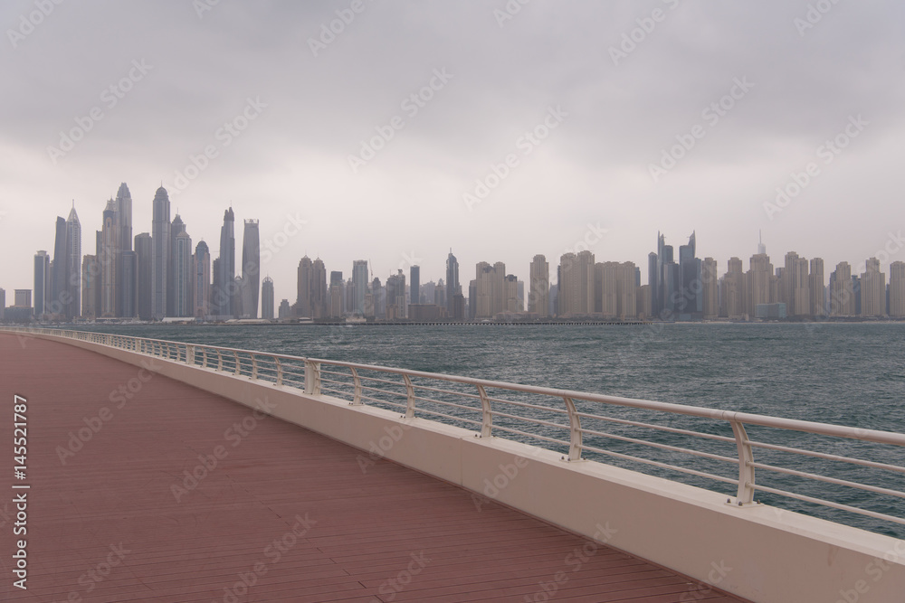 Panorama Dubai city UAE Panorama Dubai city UAE