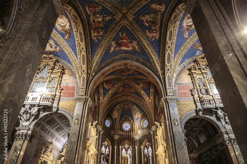 Fotografie, Obraz Interior of Santa Maria sopra Minerva in Rome, Italy