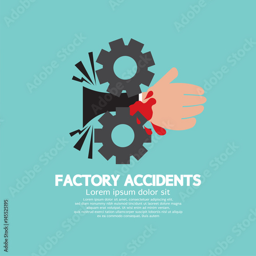 Factory Accidents Concept Vector Illustration