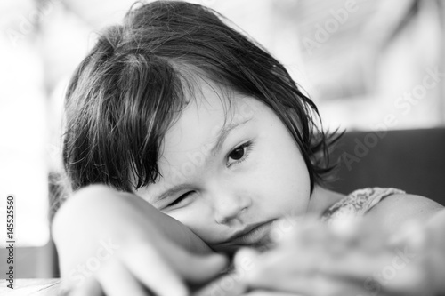 Sad little girl 