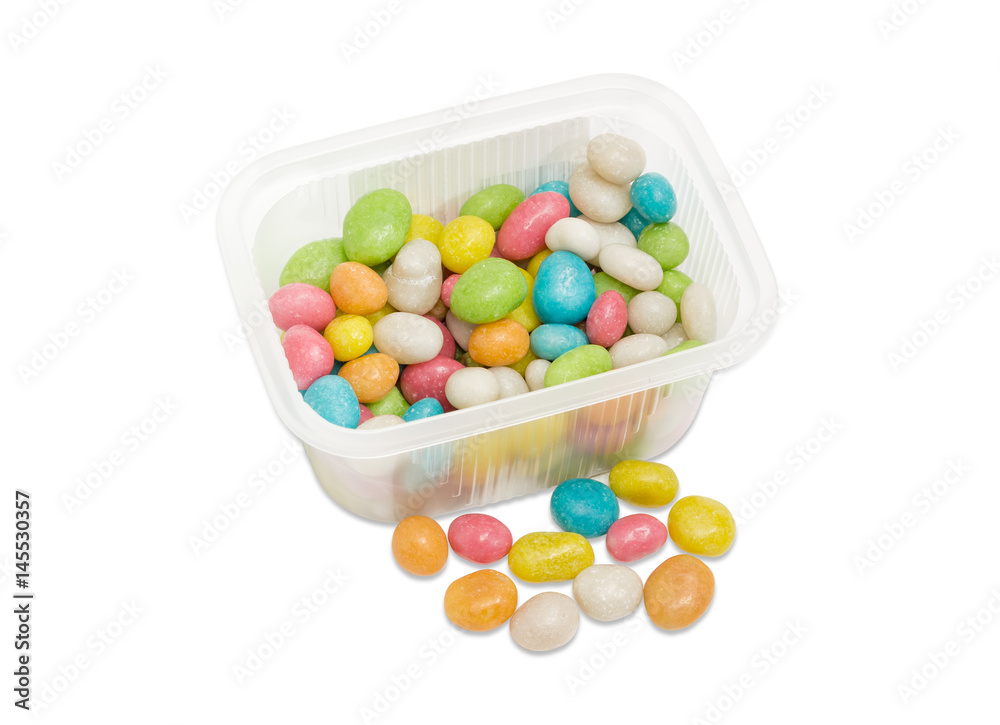 Candies made of the glazed raisins and called sea pebbles