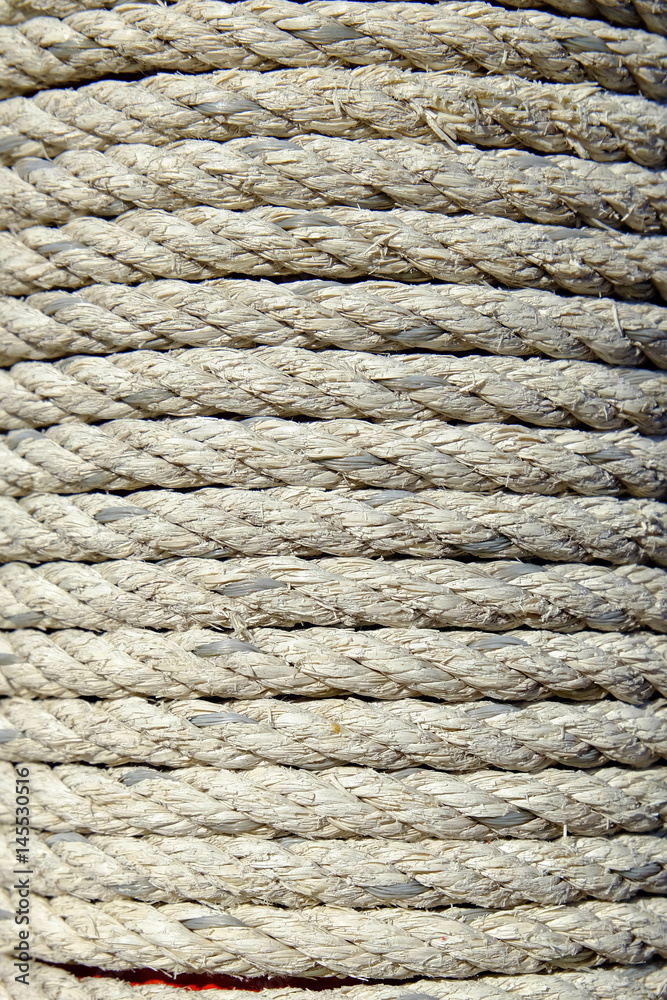 Old Rope on Pole.