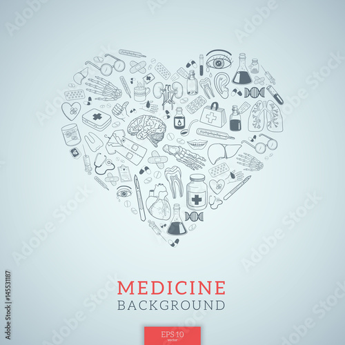 Heart symbol shape.