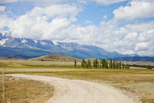  Kurai steppe landscape. Altai rnature, photo