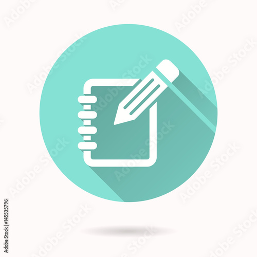 Notepad - vector icon.