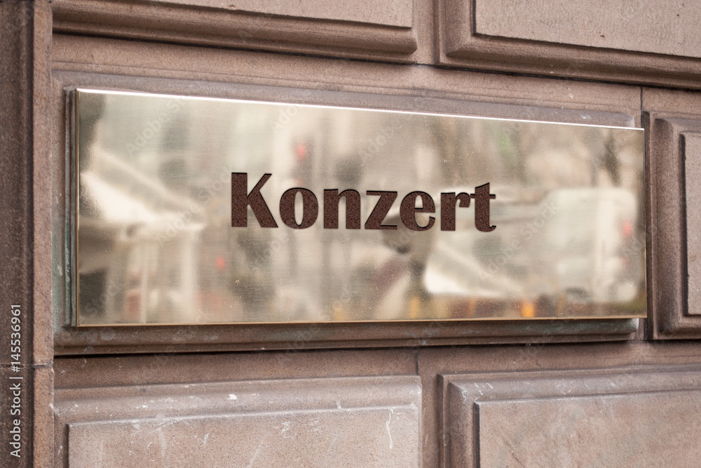 Schild 205 - Konzert