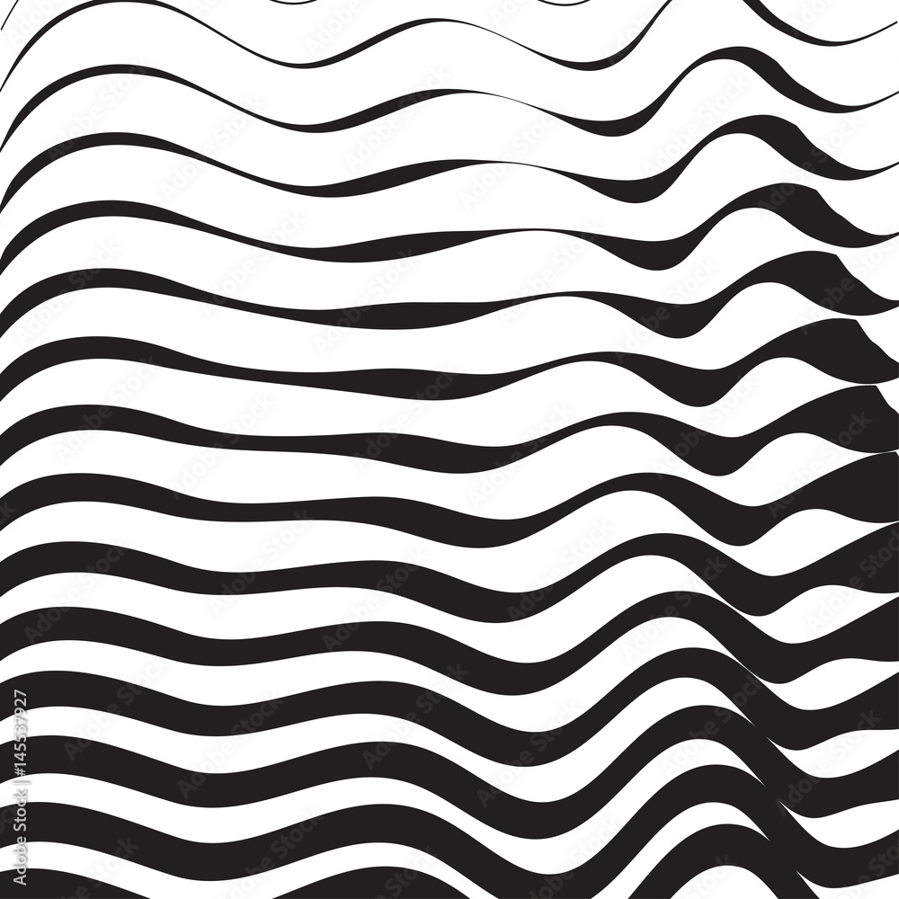 Halftone pattern background striped waves. Vector lines waved texture Halftone pattern background striped waves. Vector lines waved texture