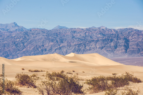 Sand dunes in the Death Valley National Park, California
