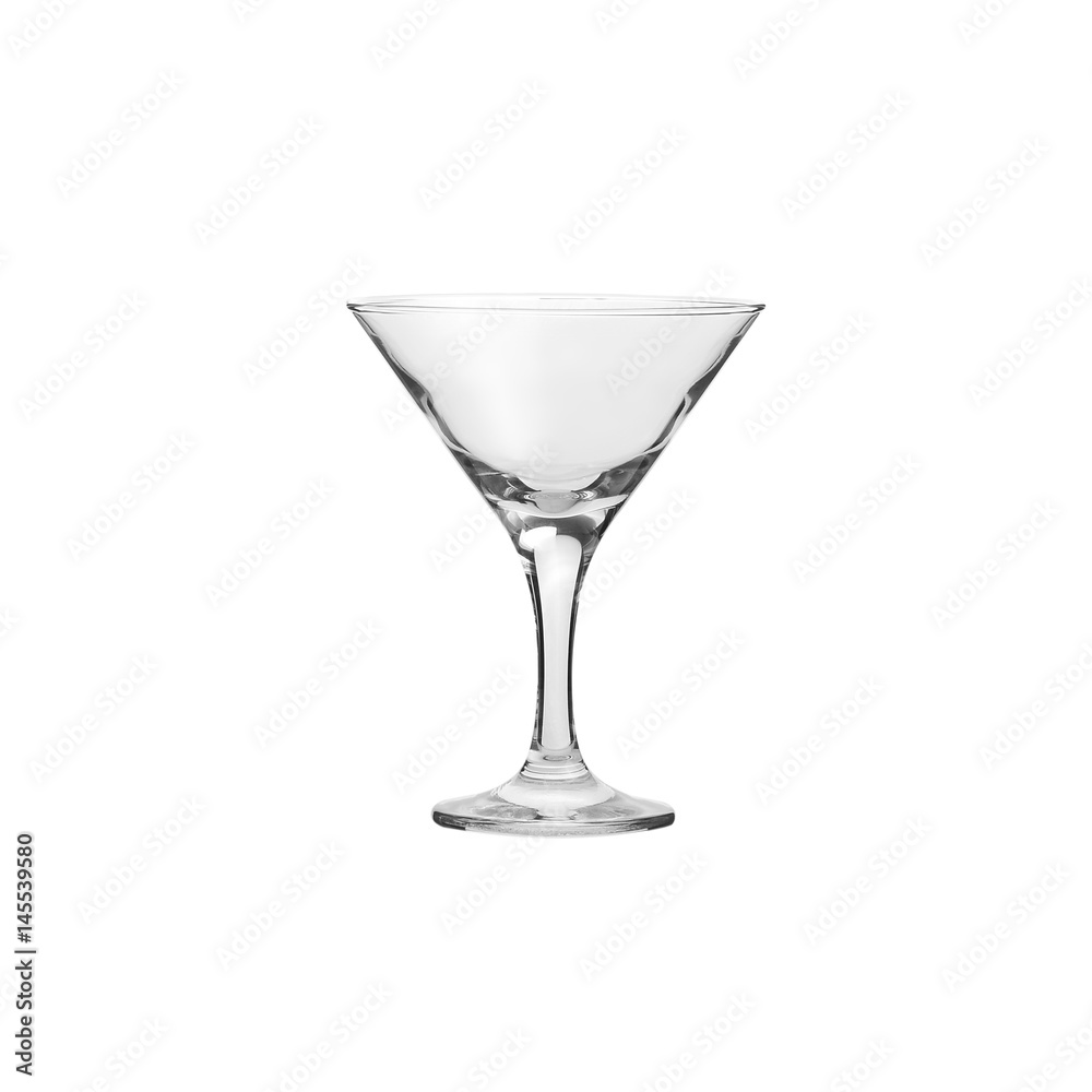 Glass transparent empty glass for drinks, isolated on white background. Glass transparent empty glass for drinks, isolated on white background.