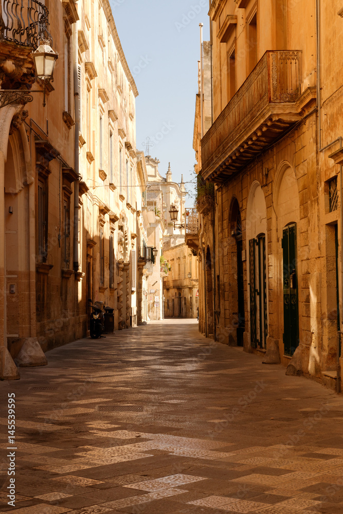 Fototapeta premium very nice view of lecce