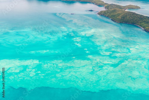 Aerial view of the Whitsunday Islands