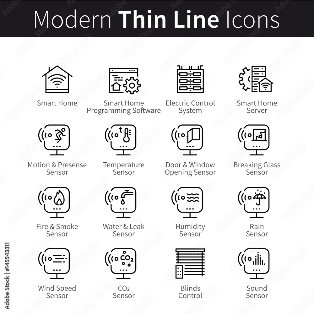 Fototapeta premium Electronic devices, facilities and appliances