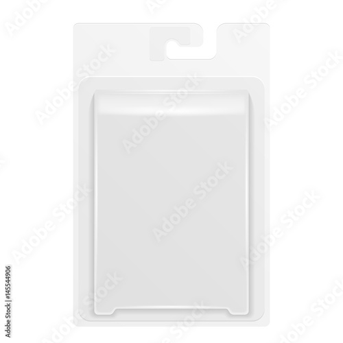 Fotografia, Obraz White Product Package Box Blister With Hang Slot