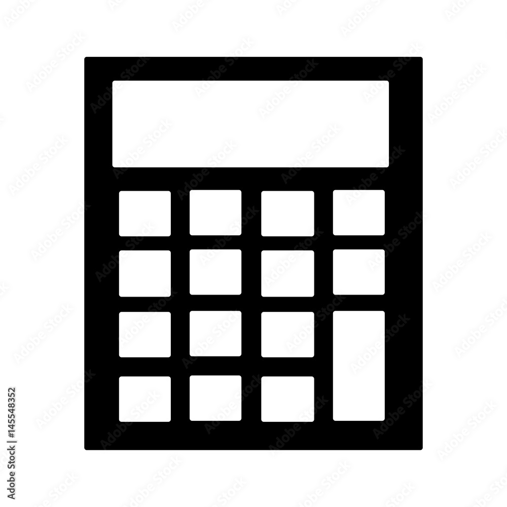Calculator flat icon. Calculator flat icon.