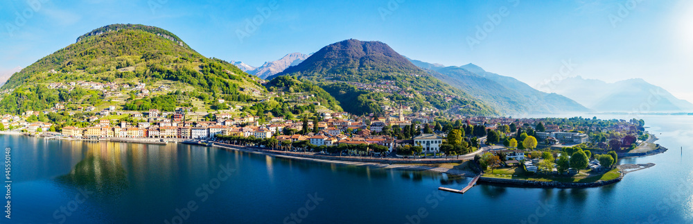 Domaso - Lago di Como (IT) - Vista aerea panoramica