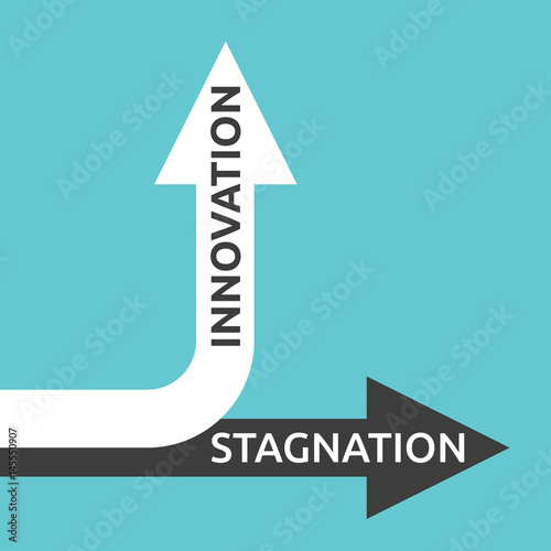 Innovation, stagnation arrows