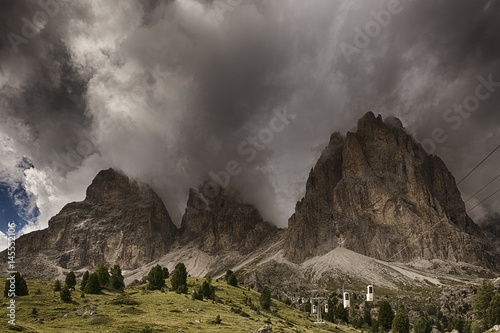 Clouds over the top of the mountains © Massimo De Candido