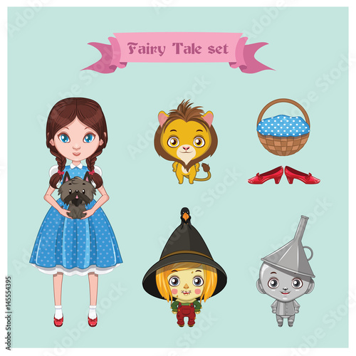 Collection of fairy tale characters