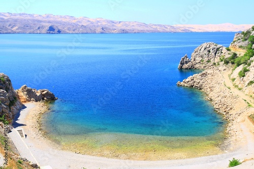 Beach in Karlobag, Croatia