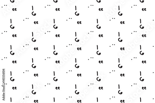 punctuation vector black and white abstract modern pattern photo