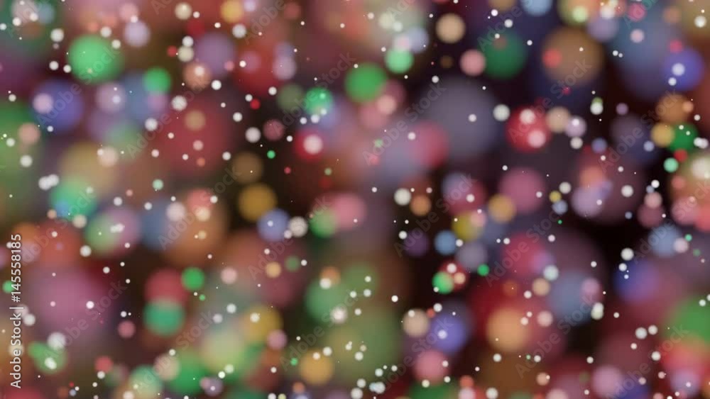 Beautiful colorful bokeh blurred background defocused lights