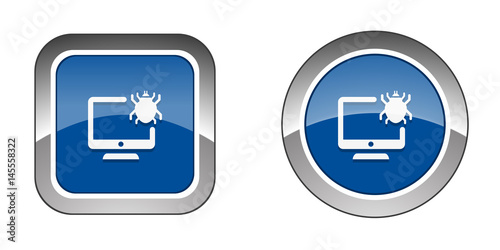 Chrome  Web  Button - Black