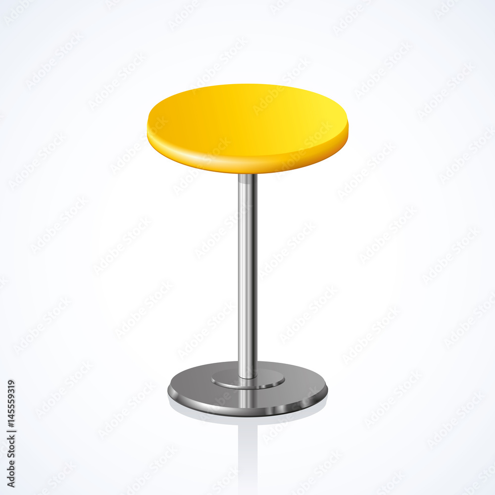 Rounded chair. Vector illustration Rounded chair. Vector illustration